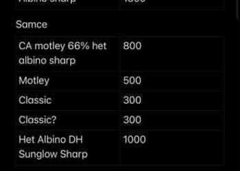 Redukcja Hodowli - regiusy - constrictory