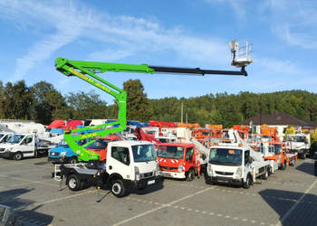 Nissan Cabstar Zwyżka Podmośnik Koszowy PALFINGER P240 AXE UDT Wysokość Po…