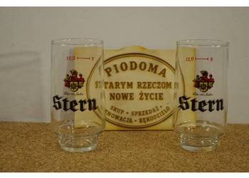 Komplet 2 szklanek Stern 0,2 l – niemieckie szkło piwne vintage