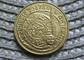Polska 2 zł GN 2000r - 1000 lecie - Zjazdu w Gnieżnie - Ładna
