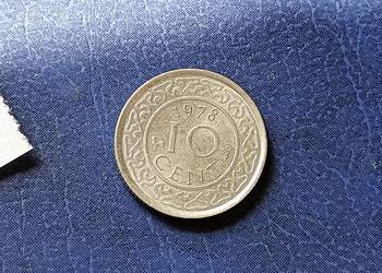 Stare monety 10 cent 1978 Surinam