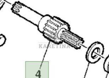John Deere 9780CTS 9780i CTS 2005rok Wał Wałek Zębaty Skrzyni Biegów H1655…