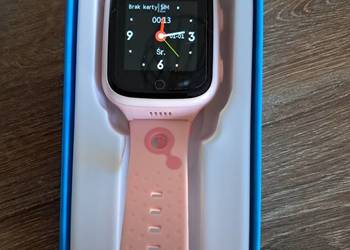 smart watch kids założony kilka razy, porysowane szkiełko ochronne na ekran