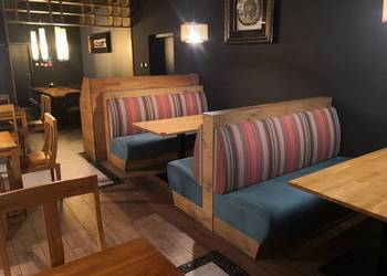 Loże barowe dwustronne - kanapy i sofy do restauracji - Dowolny projekt