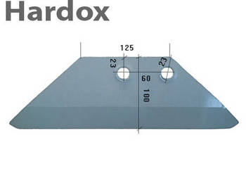 Lemiesz HARDOX 63425004/P części do grubera agregatu RABE