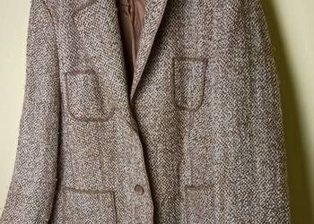 Marynarka damska rozmiar 44 wełniana vintage beżowa klasyczna elegancka
