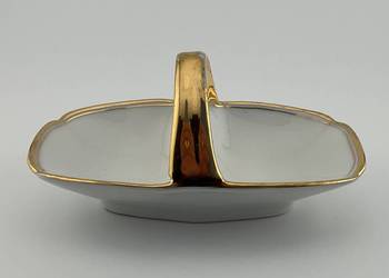 Przedwojenny dwojaczek przyprawnik Pirkenhammer DÜRER Art Deco złocony