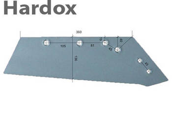 Lemiesz 300hektarów HARDOX DW435S/P części do pługa REGENT