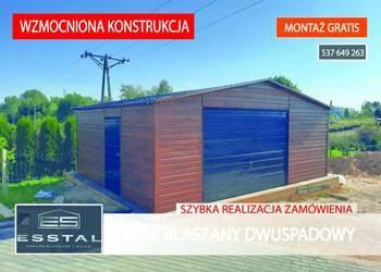 Garaż Blaszany - 5x5 - TANIO |Blaszak |Garaże| Wiata| HALE| - ESSTAL