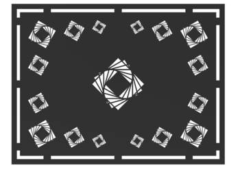 Panel ogrodowy ażurowy ozdobny