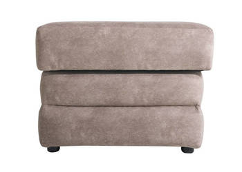 Duża Szara Pufa z Schowkiem