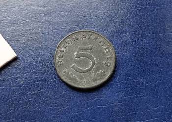 Stare monety 5 fenig 1940 D NIemcy