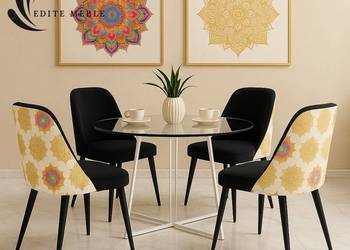 Krzesła Tapicerowane Premium KL-3 – tkaniny kolorowe tylko w Edite Meble