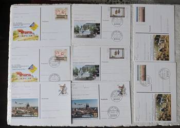 Kolekcja niemieckich całostek pocztowych - zestaw 29 sztuk z lat 90-tych