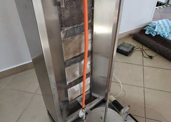 OPIEKACZ DO KEBABA 4 parnikowe  z nożem elektryczne
