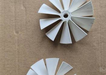 Turbina wentylator wiatrak dmuchawa gisam onevan 400m/s druk 3d