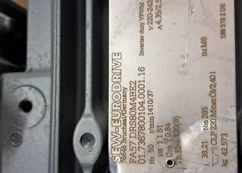 Motoreduktor 1,1 kW/37 obr.