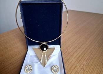 Sprzedam zestaw - piękny choker z klipsami w klasycznym stylu Sprzedam zestaw - piękny choker z klipsami w klasycznym stylu