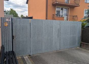 Brama metalowa + furtka