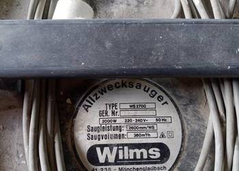 Odkurzacz przemysłowy wilms