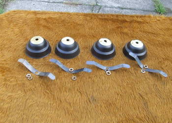 4 ROZETY , PODKLOSZÓWKI 9 CM , WYS 5,5 CM