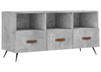Szafka pod telewizor szarość betonu 102x36x50 cm WM-829008