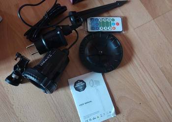 projektor laserowy do ogrodu RGB święta