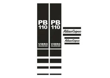 Naklejki naklejka oklejenie ATLAS COPCO PB 110 Zamiennik
