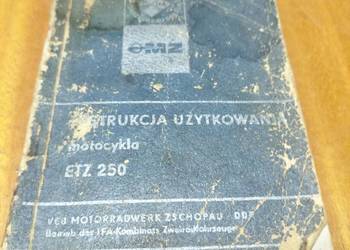 Instrukcja obsługi MZ ETZ 250 DDR