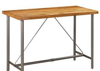 Stolik barowy, lite drewno tekowe z odzysku, 150 x 70 x 106 cm(SKU:245805)