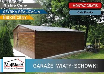 Drewnopodobny Blaszak - Blaszany Garaż  - Garaże Blaszane – Maj-BlacH