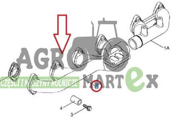 51530924, 87344862 KOLEKTOR WYDECHOWY T8 CNH