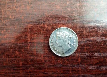 Moneta 5 centów Hong Kong 1895