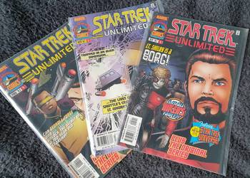 Star Trek Unlimited - 3 oryginalne komiksy Marvel USA