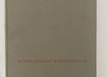 Słownik wyrazów bliskoznacznych