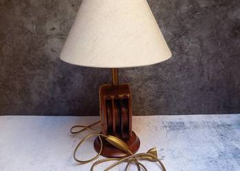 Marynistyczna lampa stołowa lampka bloczek żeglarski