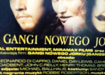 Gangi Nowego Jorku filmy Warszawa księgarnie