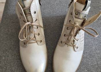 Skórzane botki trzewiki Maciejka roz. 38