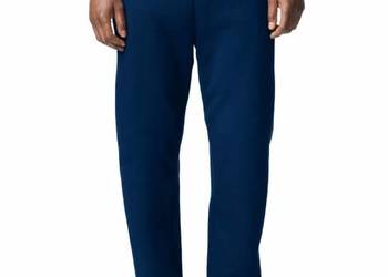 Spodnie dresowe ze ściągaczami granatowe Gildan