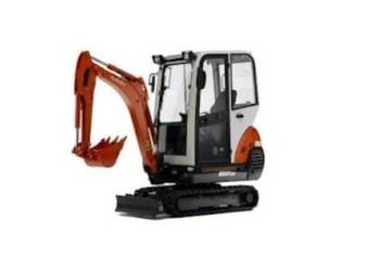 Mini-Koparka KUBOTA KX 41-3. Mini-ładowarka Thomas 153. Przyczepa. Wynajem