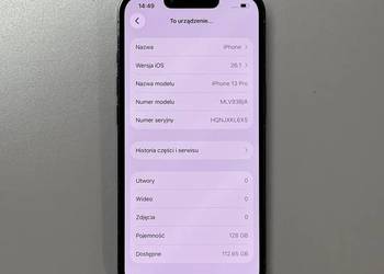 iPhone 13 Pro w bardzo dobrym stanie