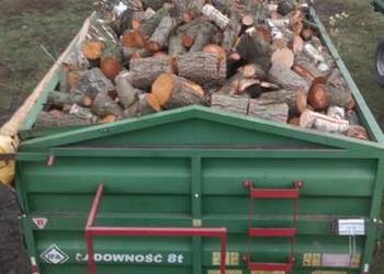 Drewno opałowe liściaste olcha brzoza dąb DOWÓZ TRANSPORT