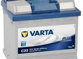Akumulator VARTA Blue Dynamic C22 52Ah 470A EN
