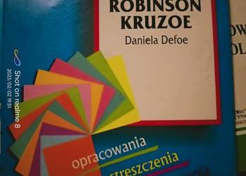 Robinson Cruzoe okazy analizy lektury szkolne księgarnia