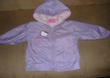 Kurteczka Hello Kitty dla dziewczynki, lekko ocieplana polarkiem, rozmiar 74