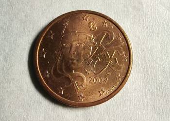 Francja, 5 Euro Cent, 2009, Paris Francja, 5 Euro Cent, 2009, Paris
