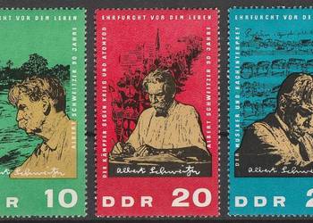 NIEMCY NRD DDR - ALBERT SCHWEITZER - CZYSTE **