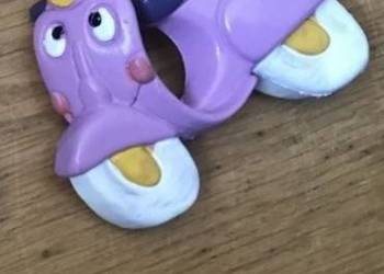 Skuter fioletowy gumowy