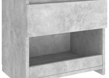 Szafka nocna szarość betonu 40x30x39 cm WM-803451