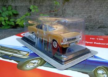 OPEL REKORD C COUPE model 1:43 kultowe auta deagostini nowy złota kolekcja